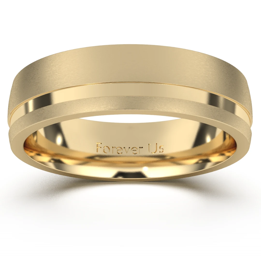 Argolla de Matrimonio África en oro — Forever Us