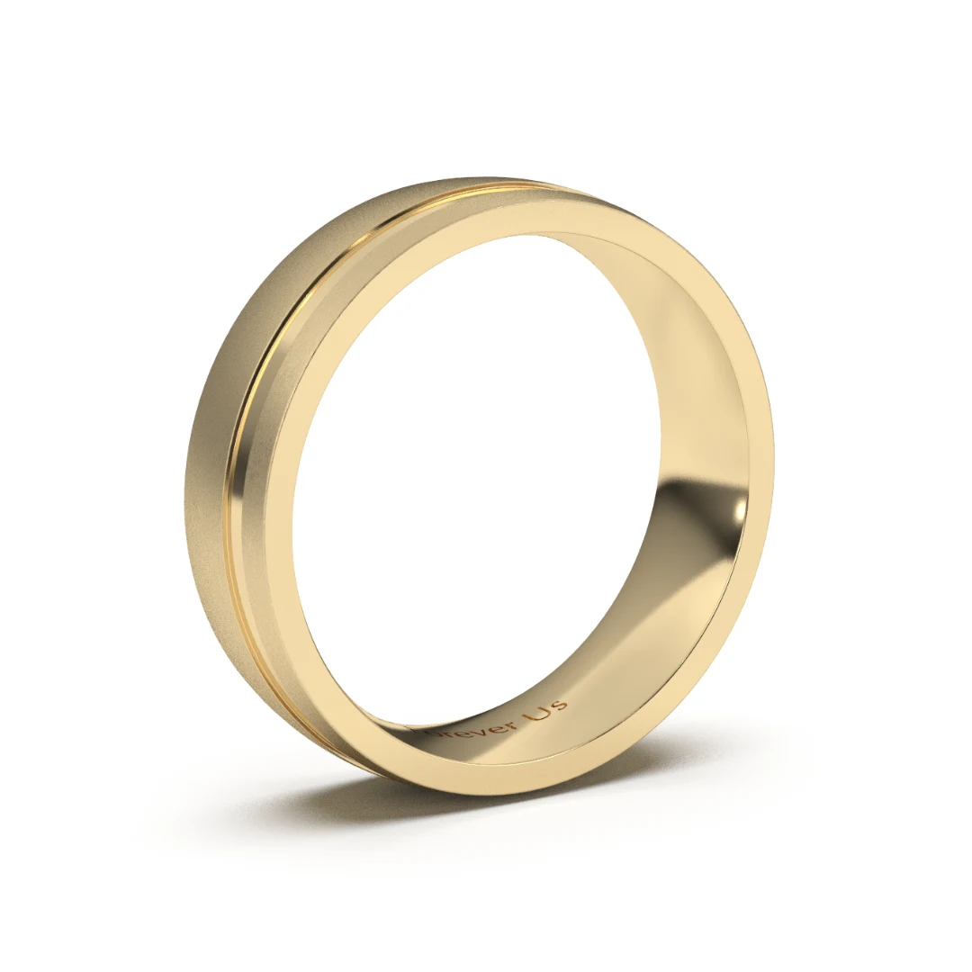 Argolla de Matrimonio África en oro — Forever Us — vista 2