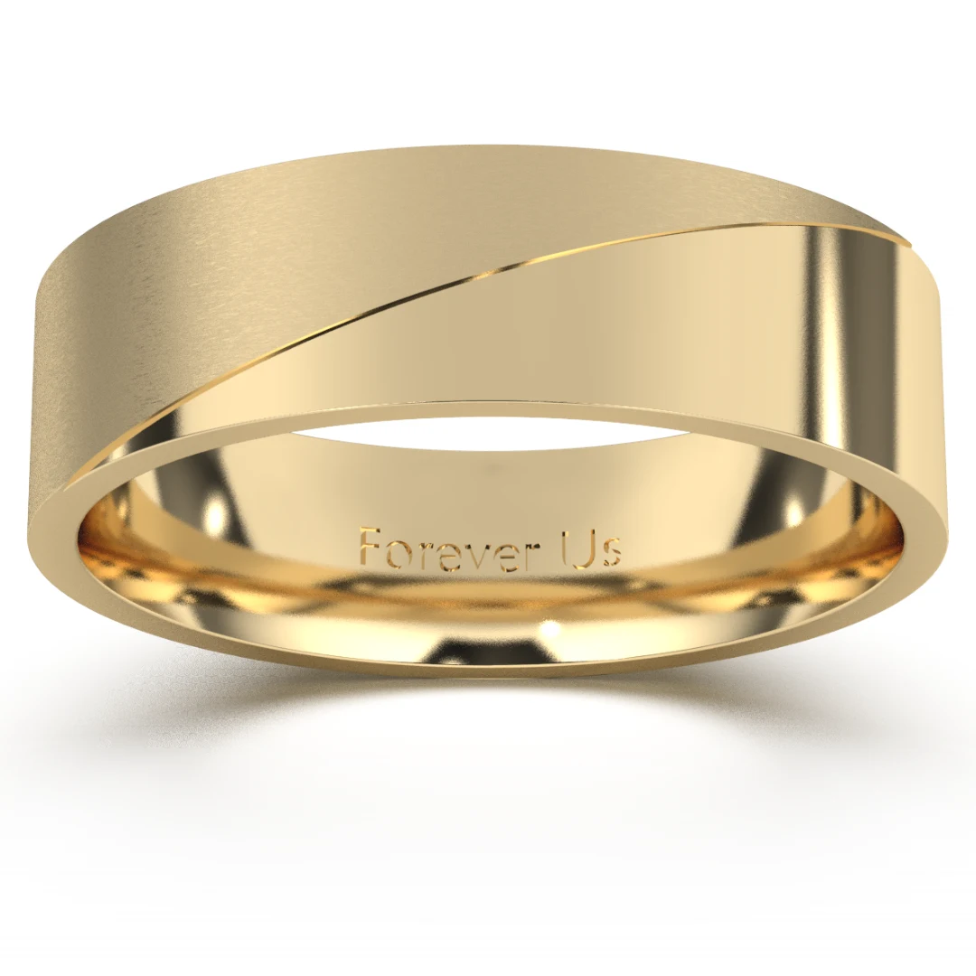 Argolla de Matrimonio Alicante en oro — Forever Us