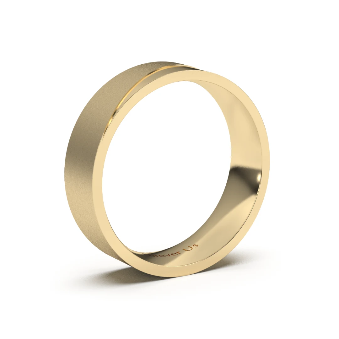 Argolla de Matrimonio Alicante en oro — Forever Us — vista 2