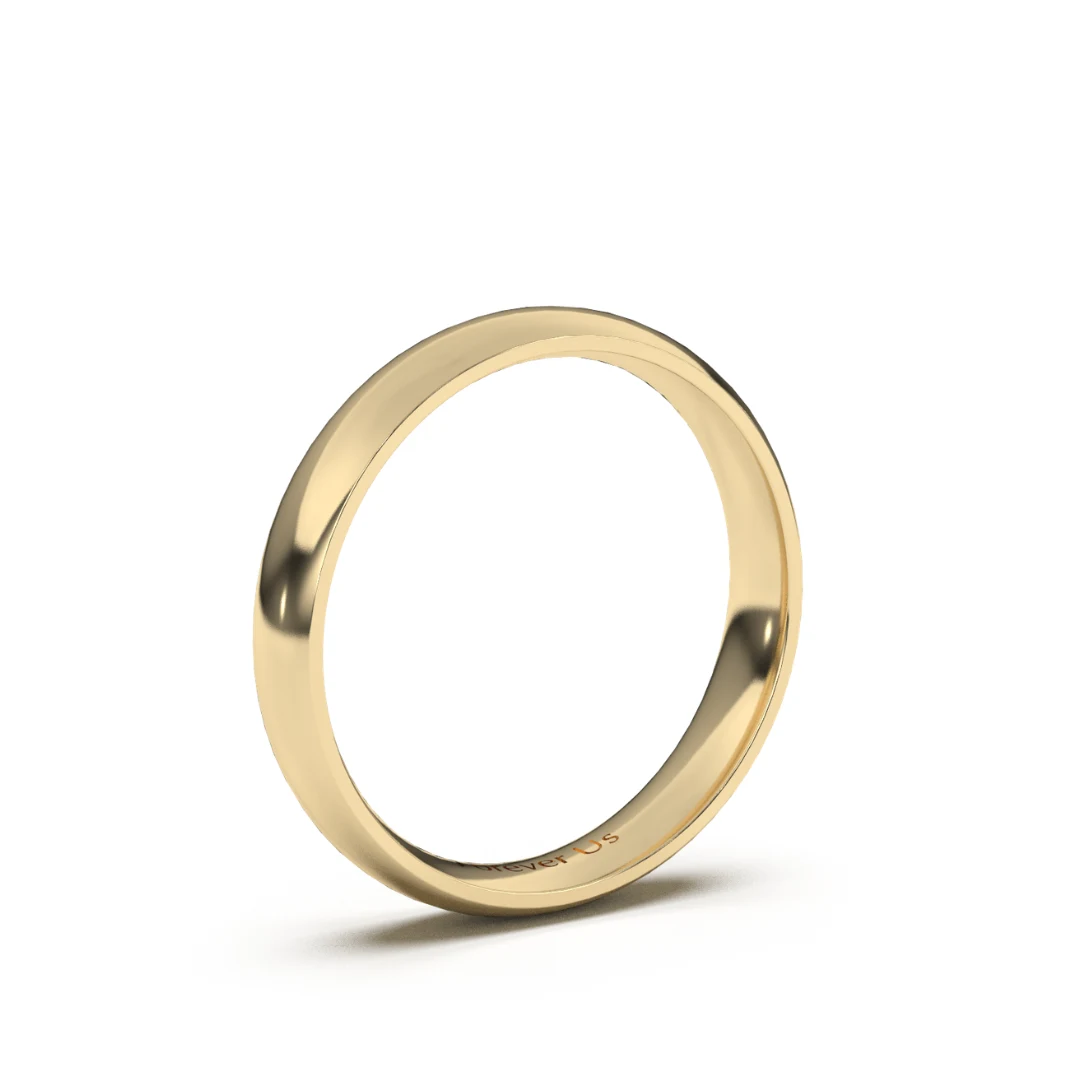 Argolla de Matrimonio Ángel en oro — Forever Us — vista 2