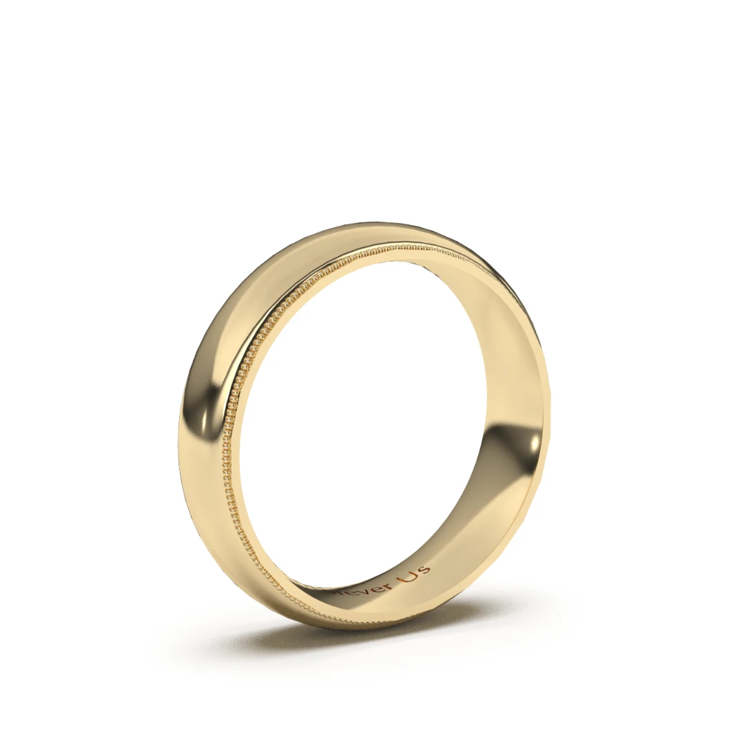 Argolla de Matrimonio Asaf en oro — Forever Us — vista 2