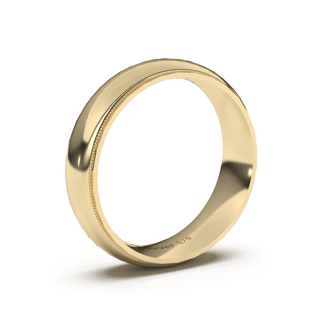 Argolla de Matrimonio Asaf en oro — Forever Us — vista 2