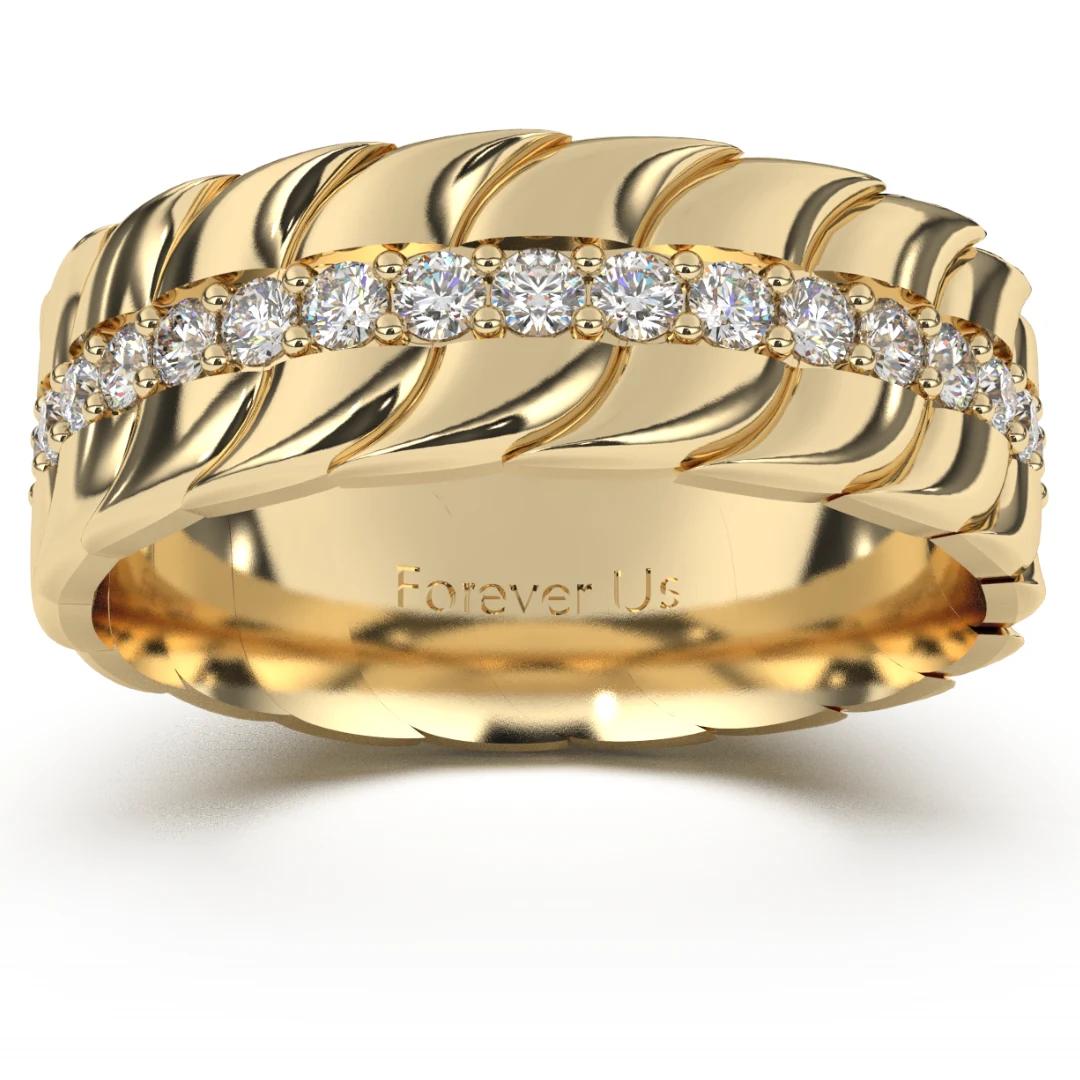 Argolla de Matrimonio Avalon en oro