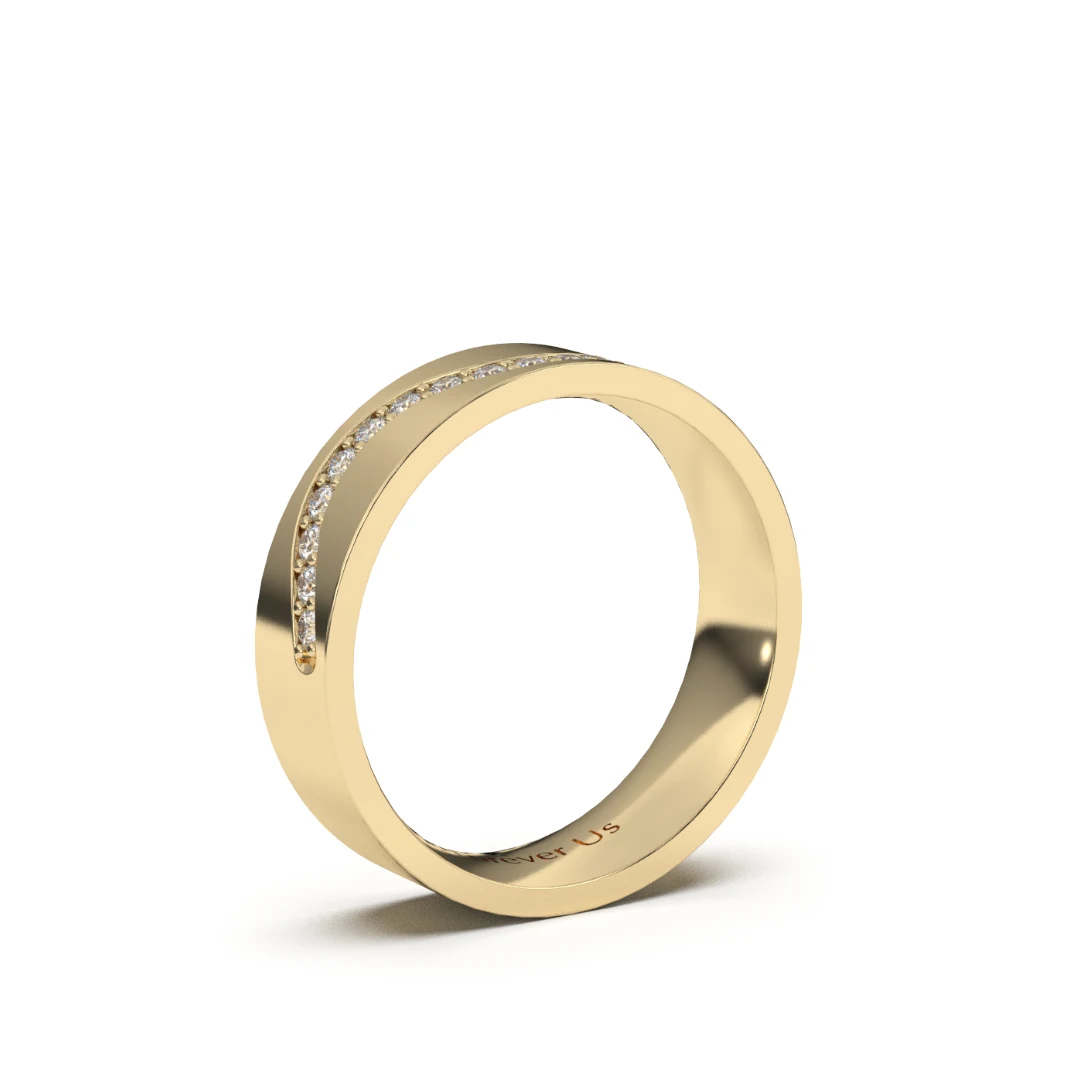 Argolla de Matrimonio Bogotá en oro — Forever Us — vista 2