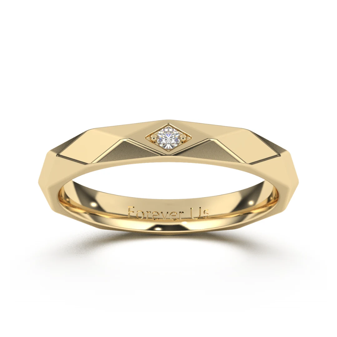 Argolla de Matrimonio Clive en oro — Forever Us
