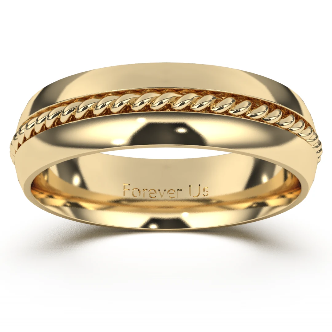 Argolla de Matrimonio Cresta en oro