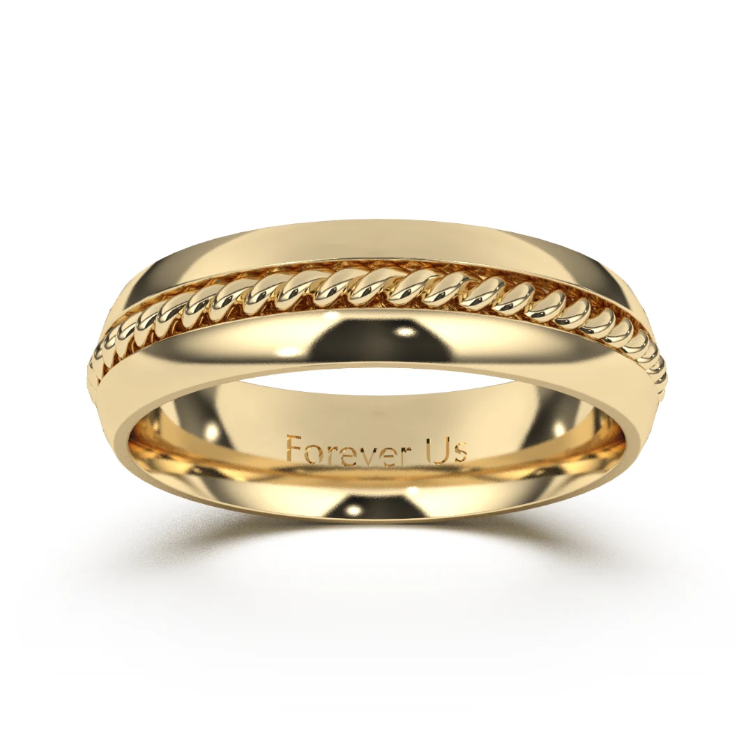 Argolla de Matrimonio Cresta en oro