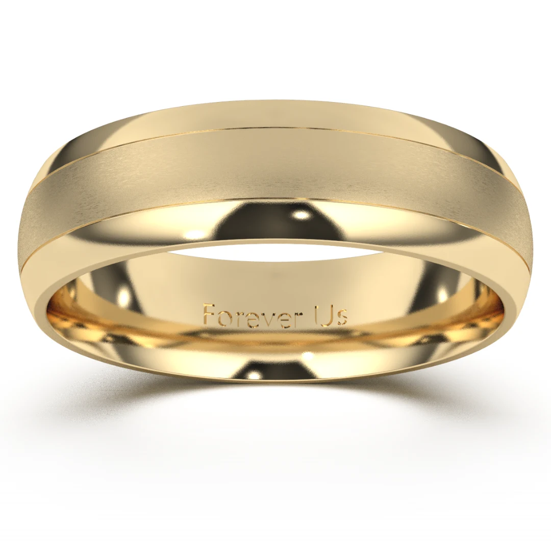 Argolla de Matrimonio Diana en oro — Forever Us