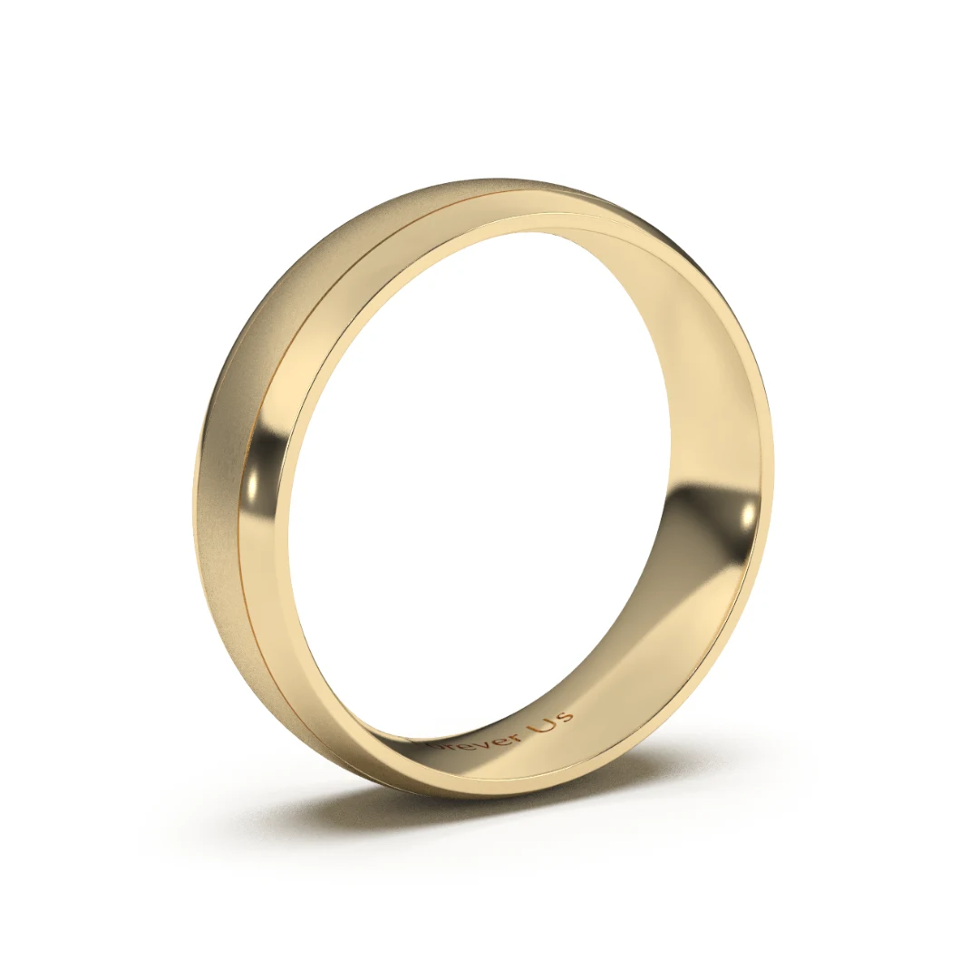 Argolla de Matrimonio Diana en oro — Forever Us — vista 2