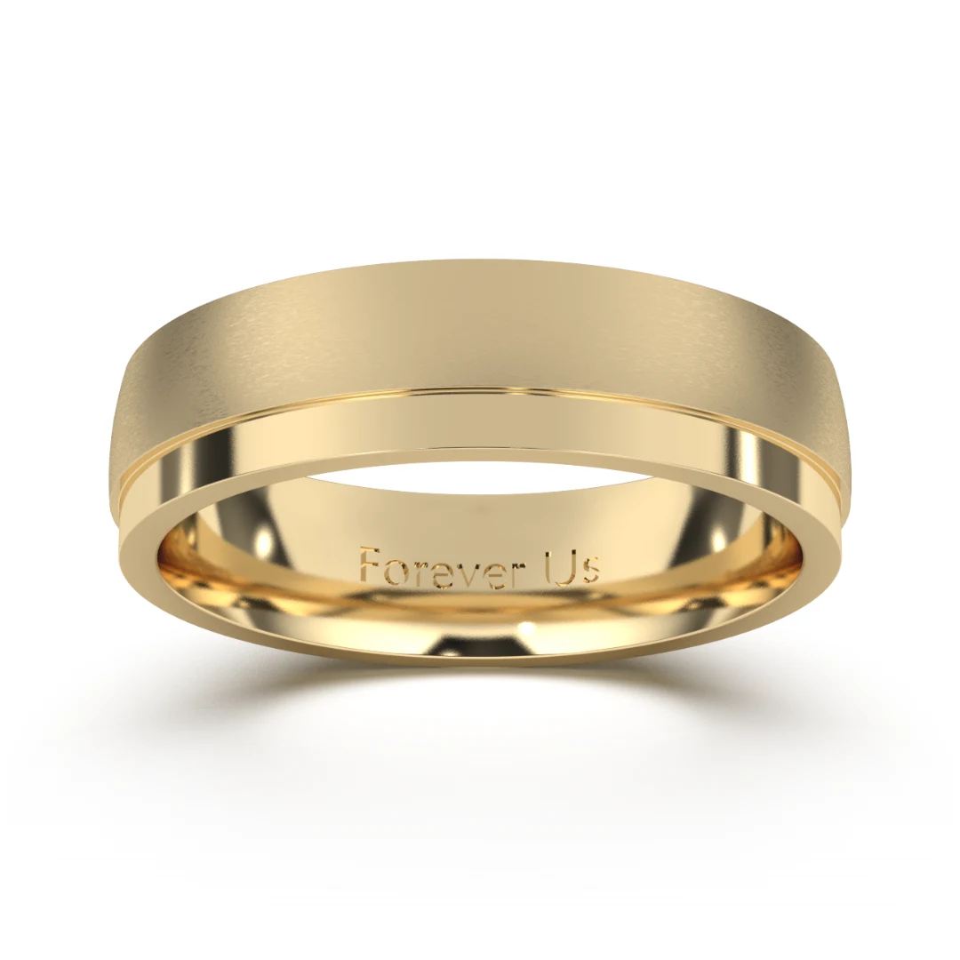 Argolla de Matrimonio Diell en oro — Forever Us
