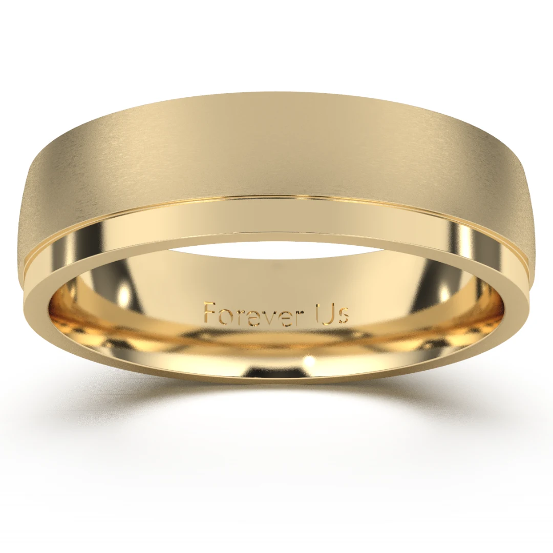 Argolla de Matrimonio Diell en oro — Forever Us