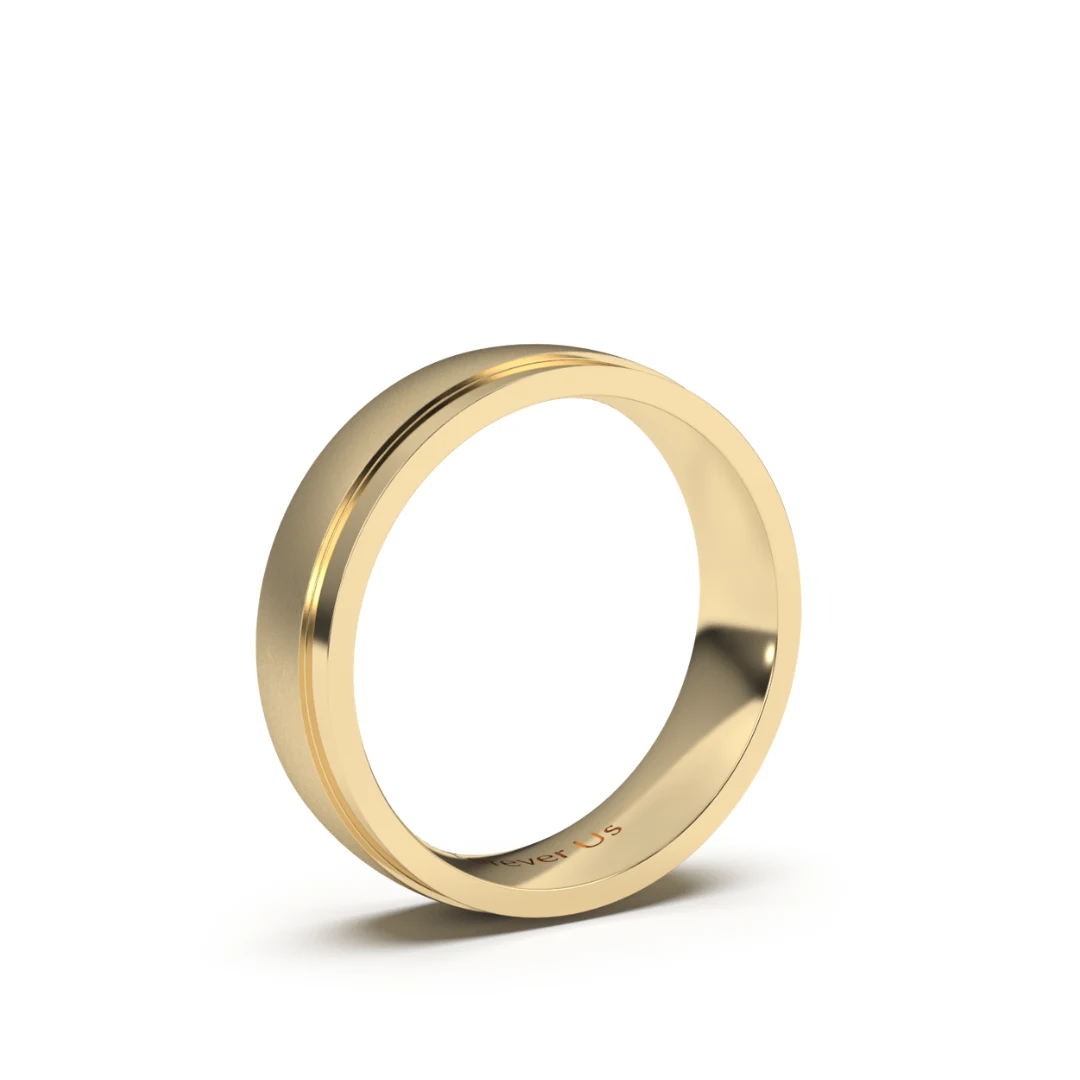 Argolla de Matrimonio Diell en oro — Forever Us — vista 2