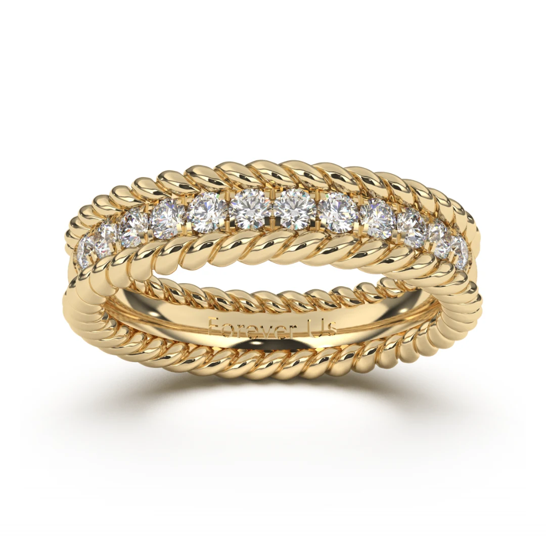 Argolla de Matrimonio Donatela en oro — Forever Us