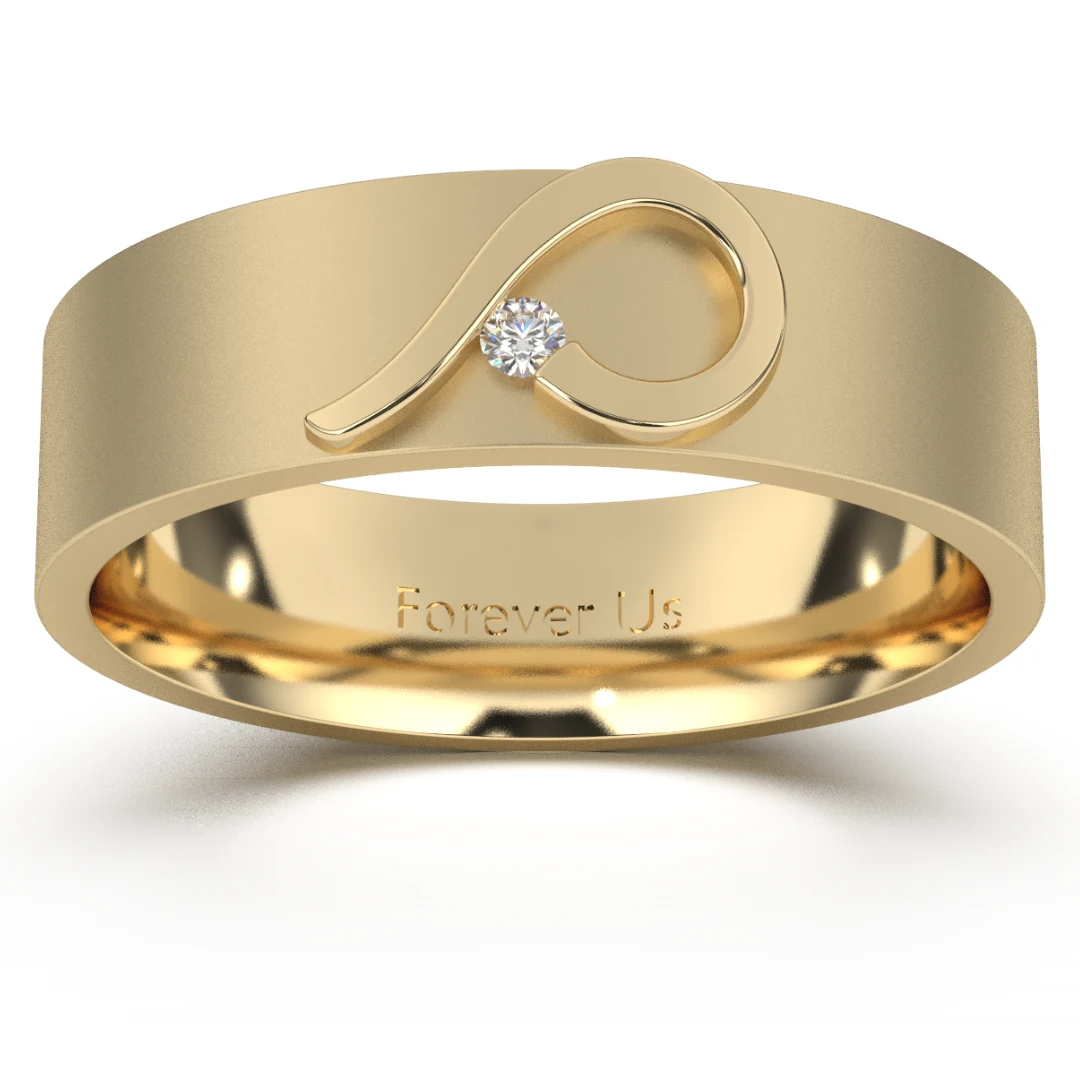 Argolla de Matrimonio Edén en oro — Forever Us