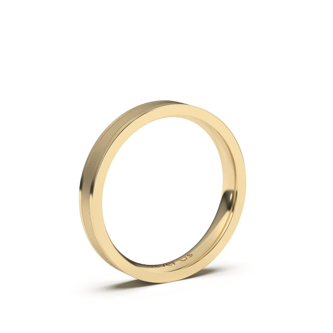 Argolla de Matrimonio Era en oro — Forever Us — vista 2