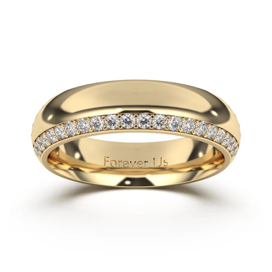 Argolla de Matrimonio Ferri en oro — Forever Us