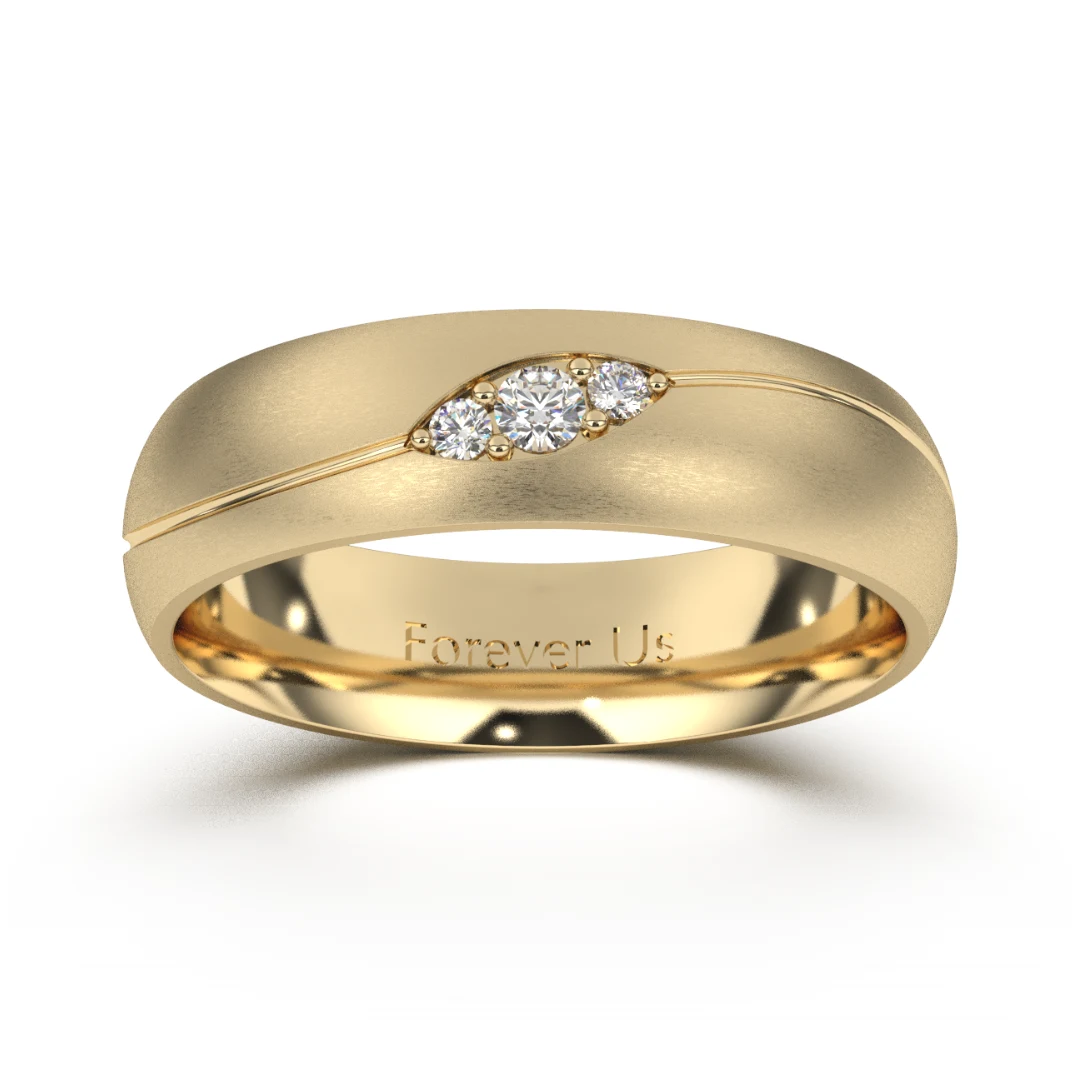 Argolla de Matrimonio Hold en oro — Forever Us
