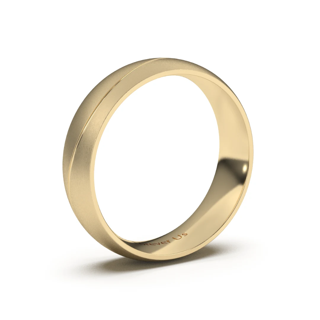 Argolla de Matrimonio Hold en oro — Forever Us — vista 2