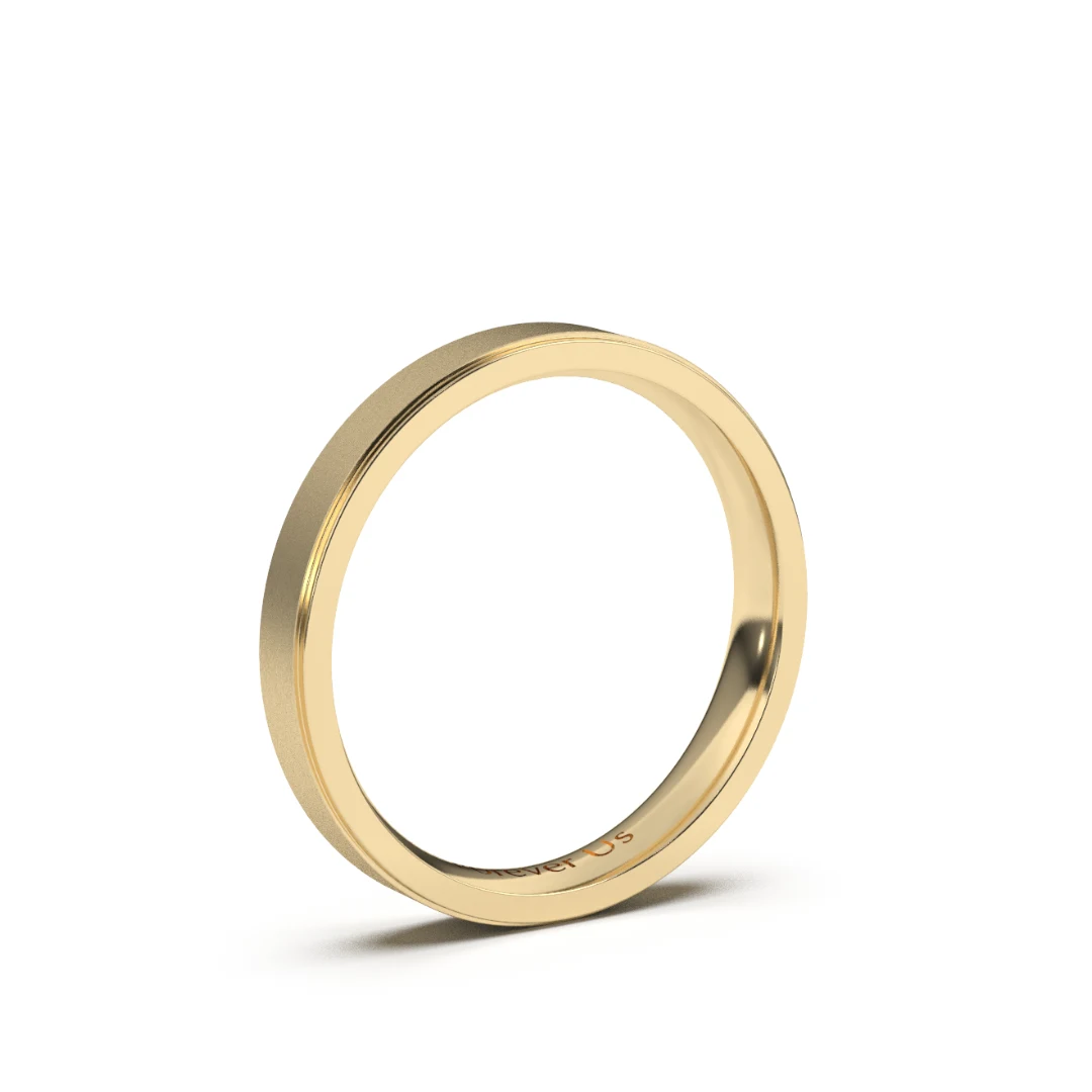 Argolla de Matrimonio Jamaica en oro — Forever Us — vista 2