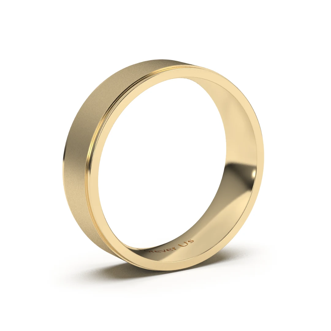 Argolla de Matrimonio Jamaica en oro — Forever Us — vista 2