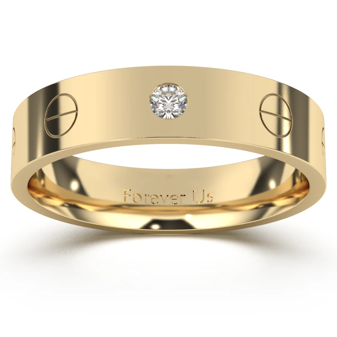 Argolla de Matrimonio Jaques en oro — Forever Us