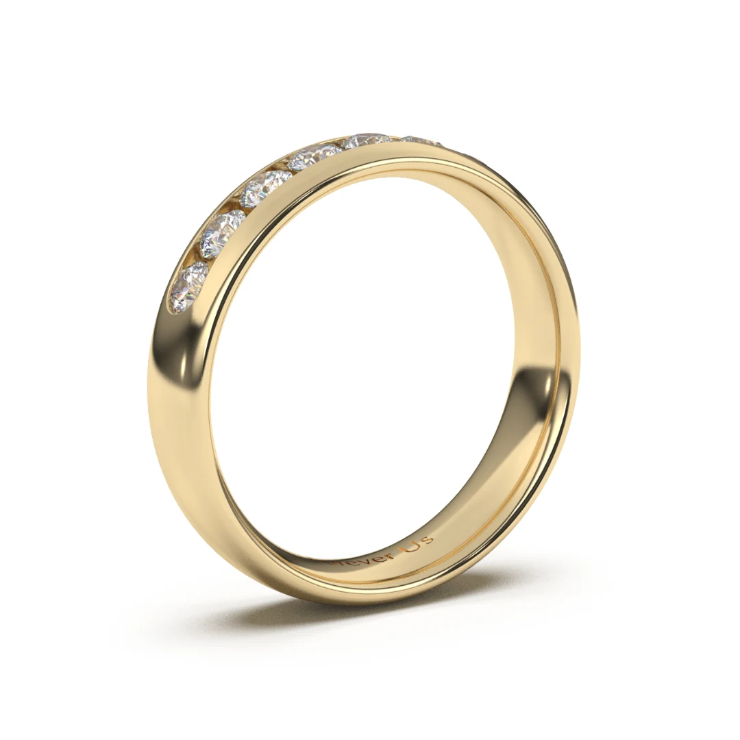 Argolla de Matrimonio Kai en oro — Forever Us — vista 2
