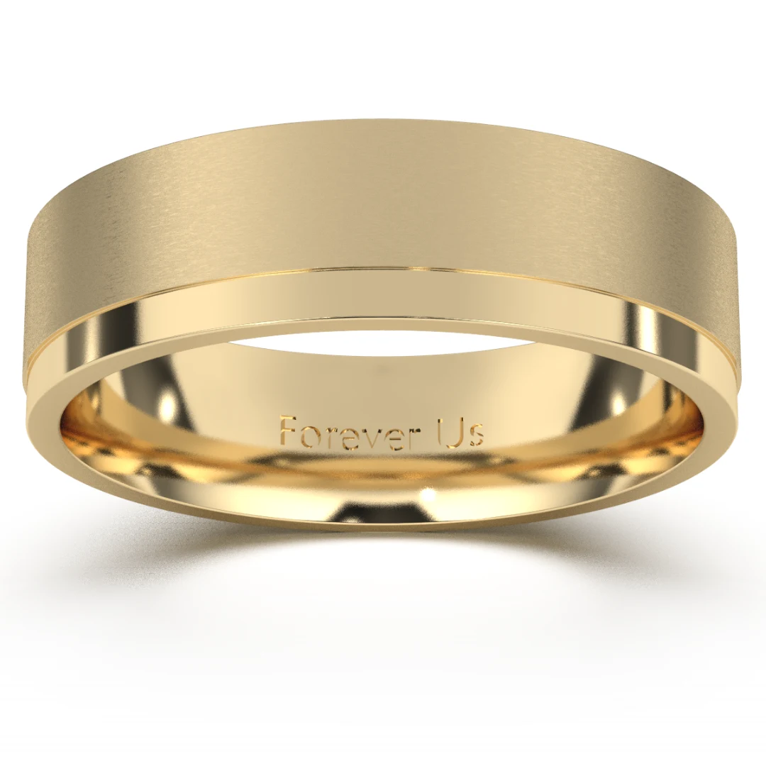 Argolla de Matrimonio Kiev en oro — Forever Us