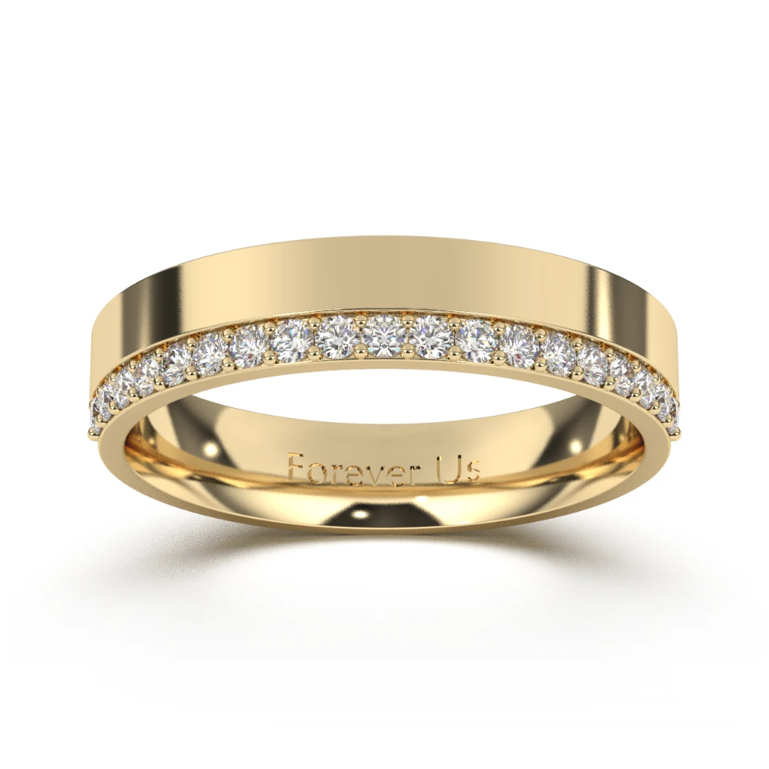 Argolla de Matrimonio Kiev en oro — Forever Us