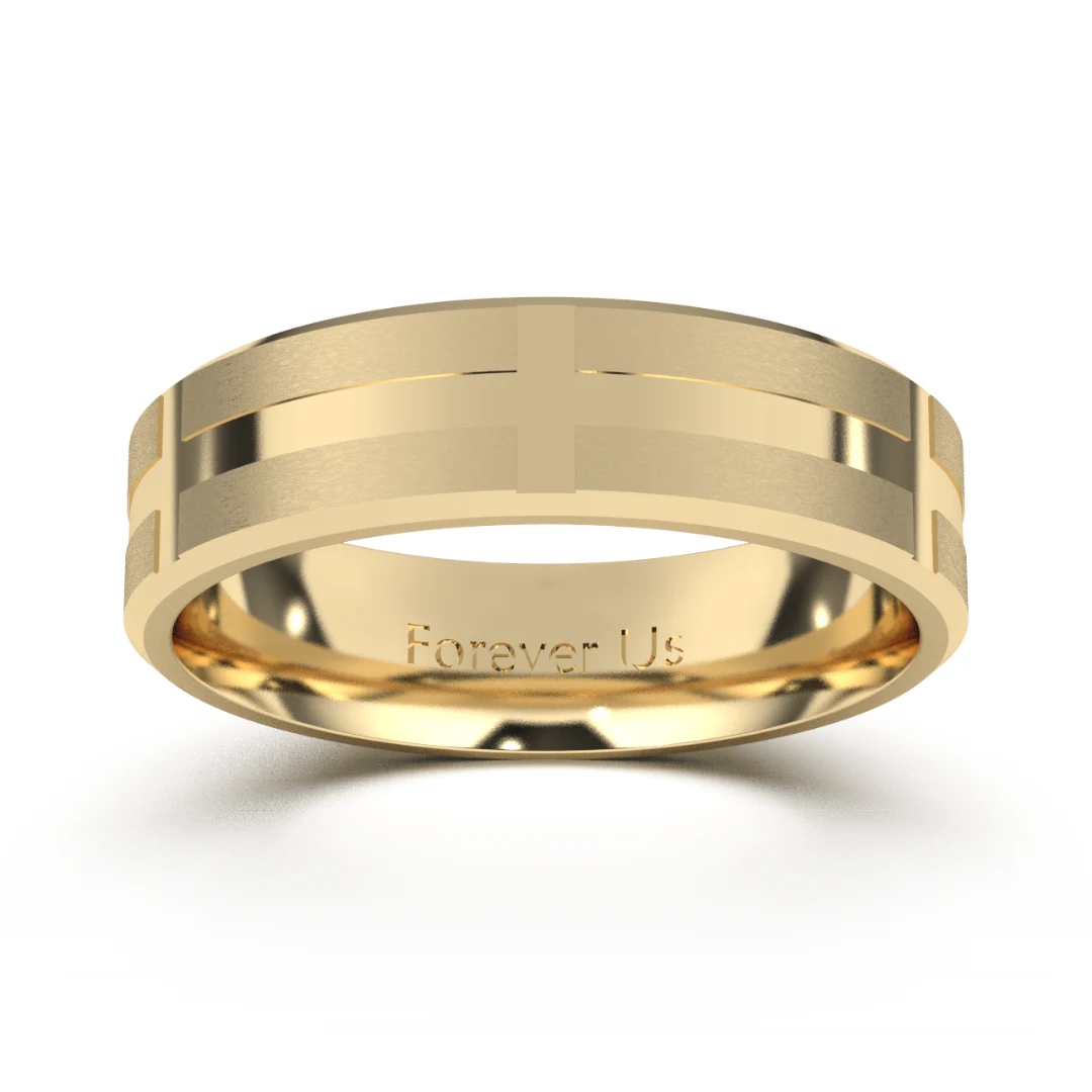 Argolla de Matrimonio Laos en oro — Forever Us