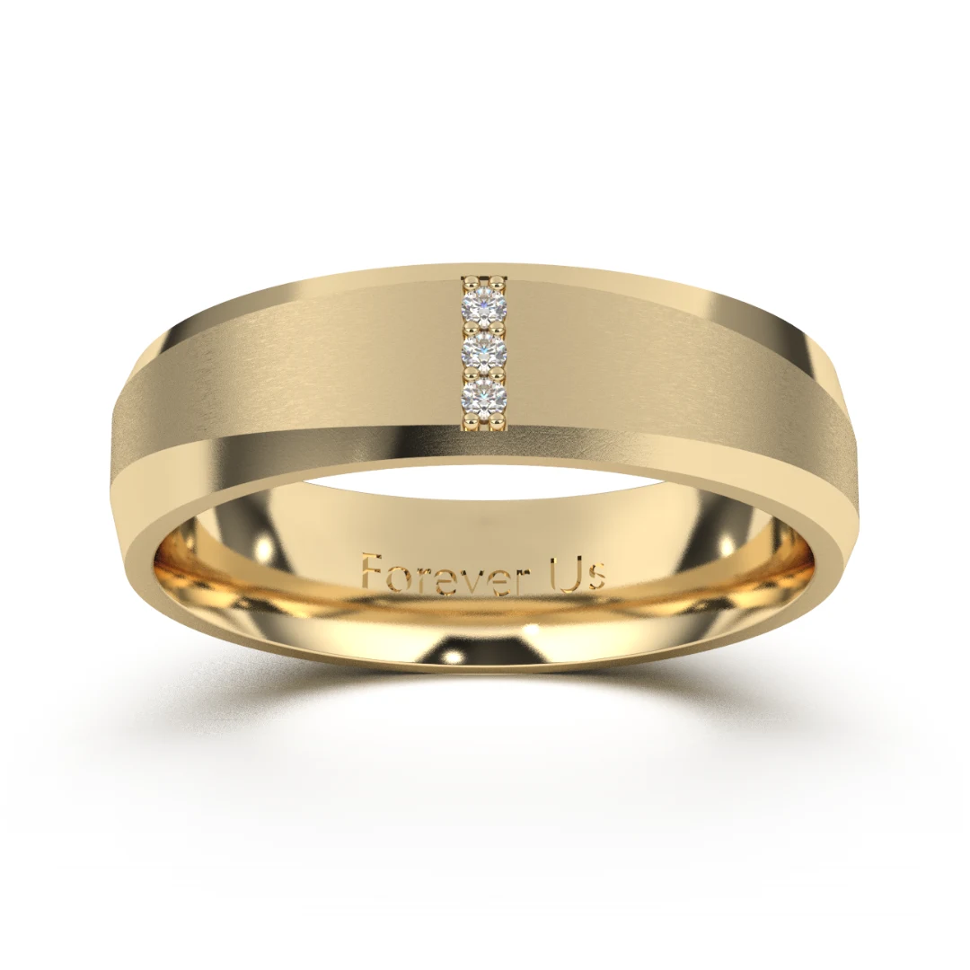 Argolla de Matrimonio Licht en oro — Forever Us