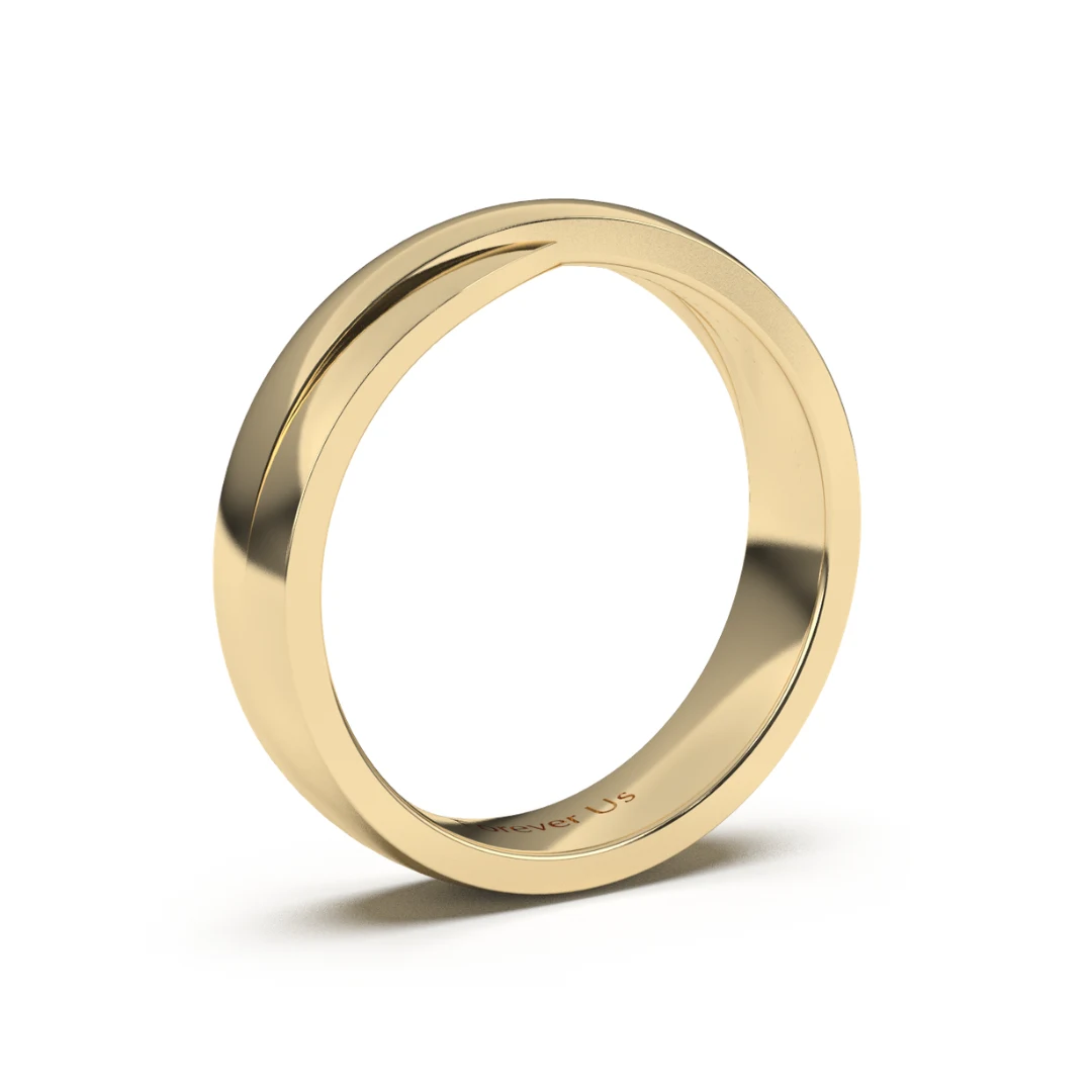 Argolla de Matrimonio Lille en oro — Forever Us — vista 2
