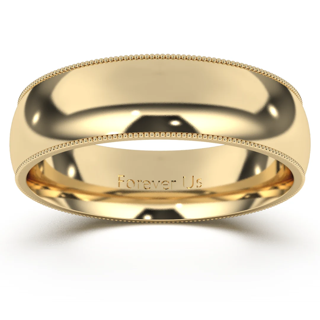 Argolla de Matrimonio Lisboa en oro — Forever Us