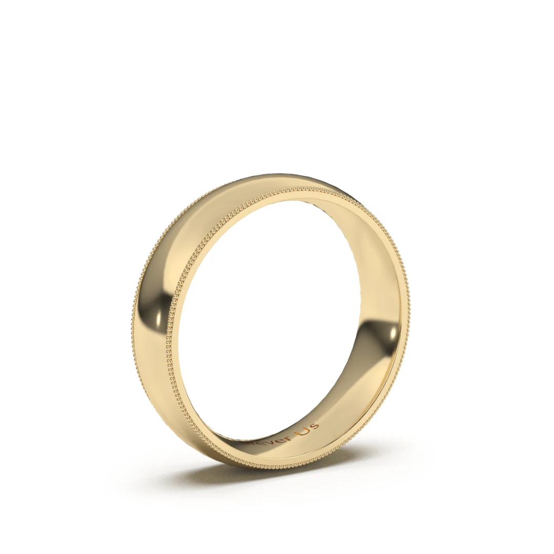 Argolla de Matrimonio Lisboa en oro — Forever Us — vista 2