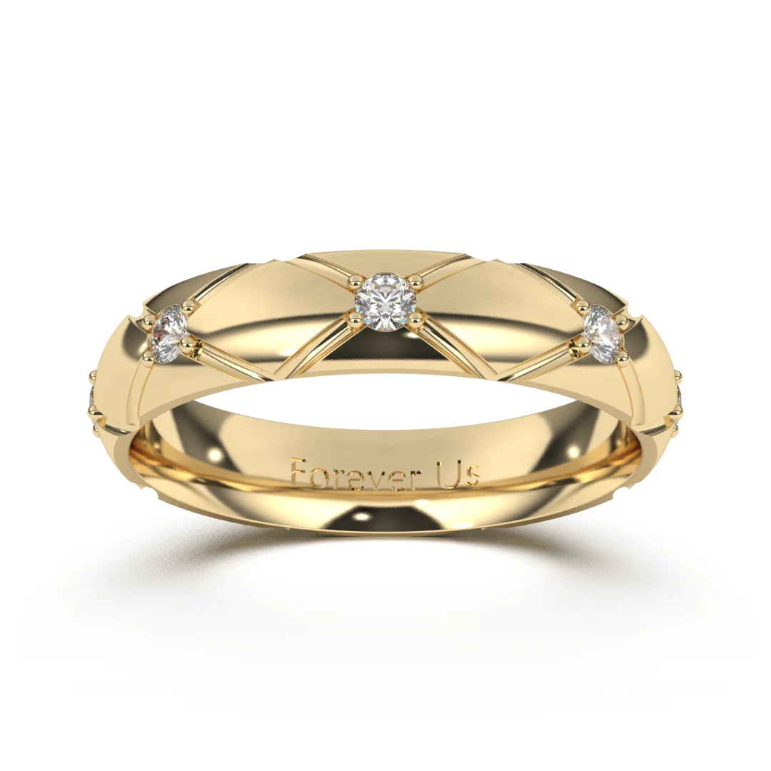 Argolla de Matrimonio Luxemburgo en oro — Forever Us