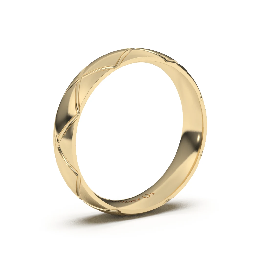 Argolla de Matrimonio Luxemburgo en oro — Forever Us — vista 2