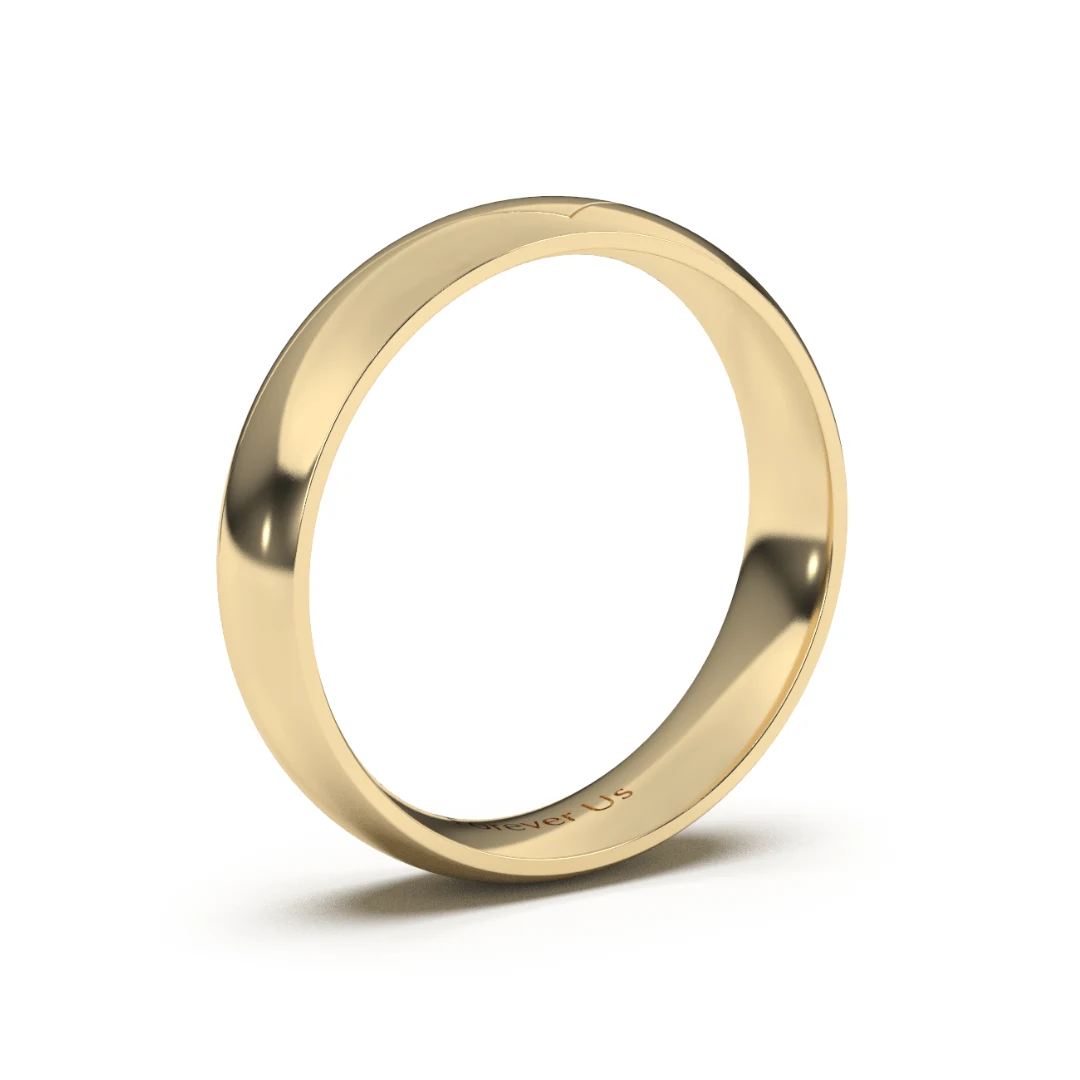 Argolla de Matrimonio Lyon en oro — Forever Us — vista 2