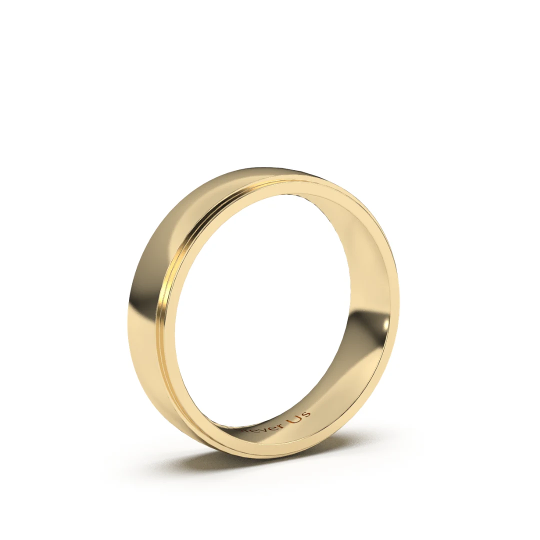 Argolla de Matrimonio Madagascar en oro — Forever Us — vista 2