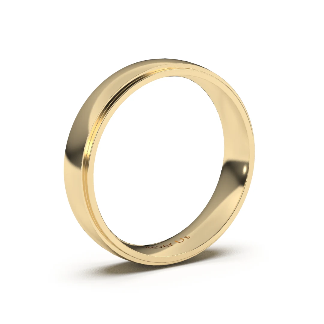 Argolla de Matrimonio Madagascar en oro — Forever Us — vista 2