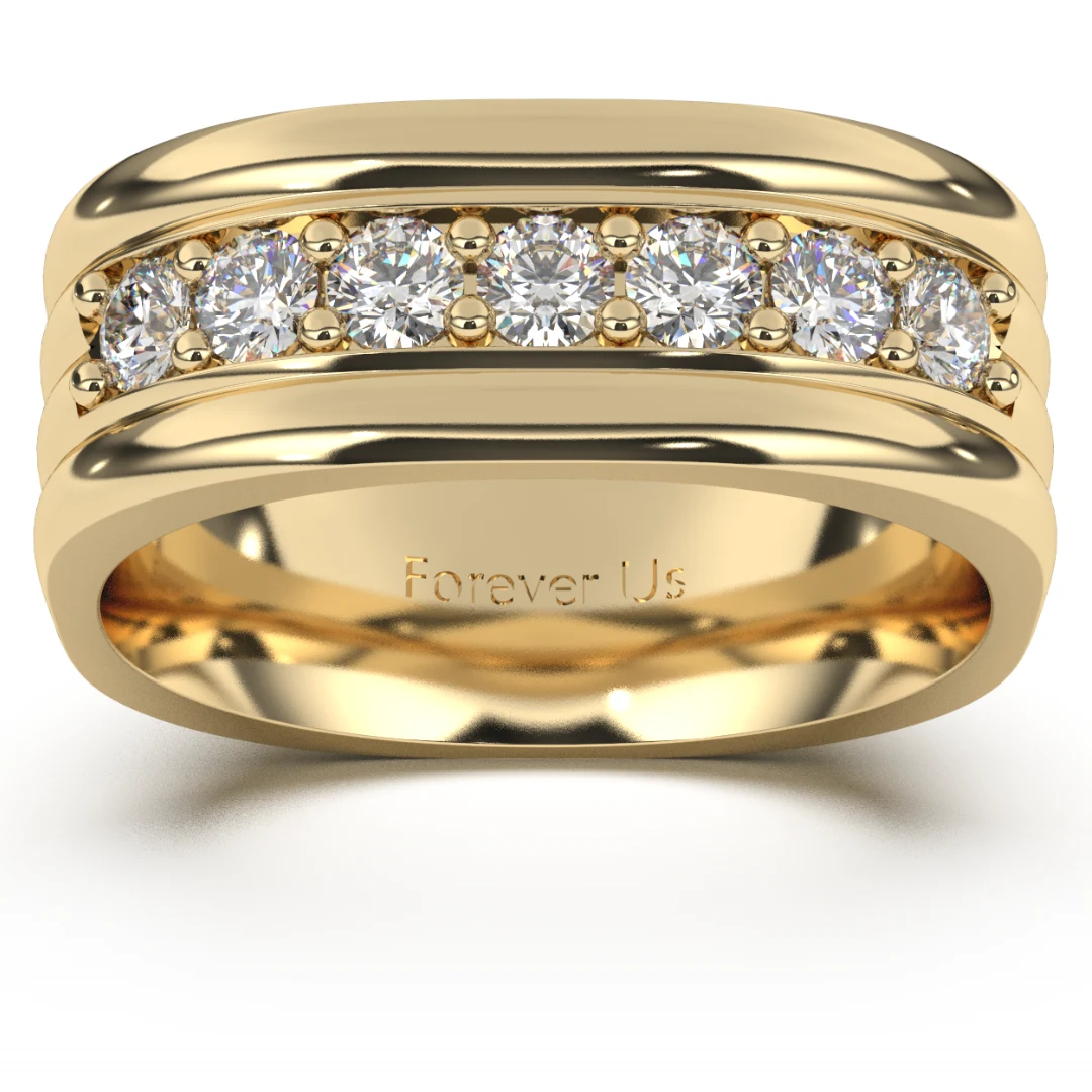 Argolla de Matrimonio Mercurio en oro — Forever Us
