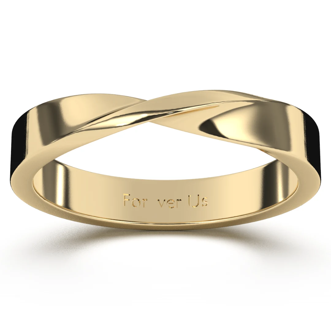 Argolla de Matrimonio Mobius en oro
