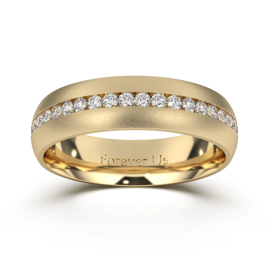 Argolla de Matrimonio Múnich en oro — Forever Us