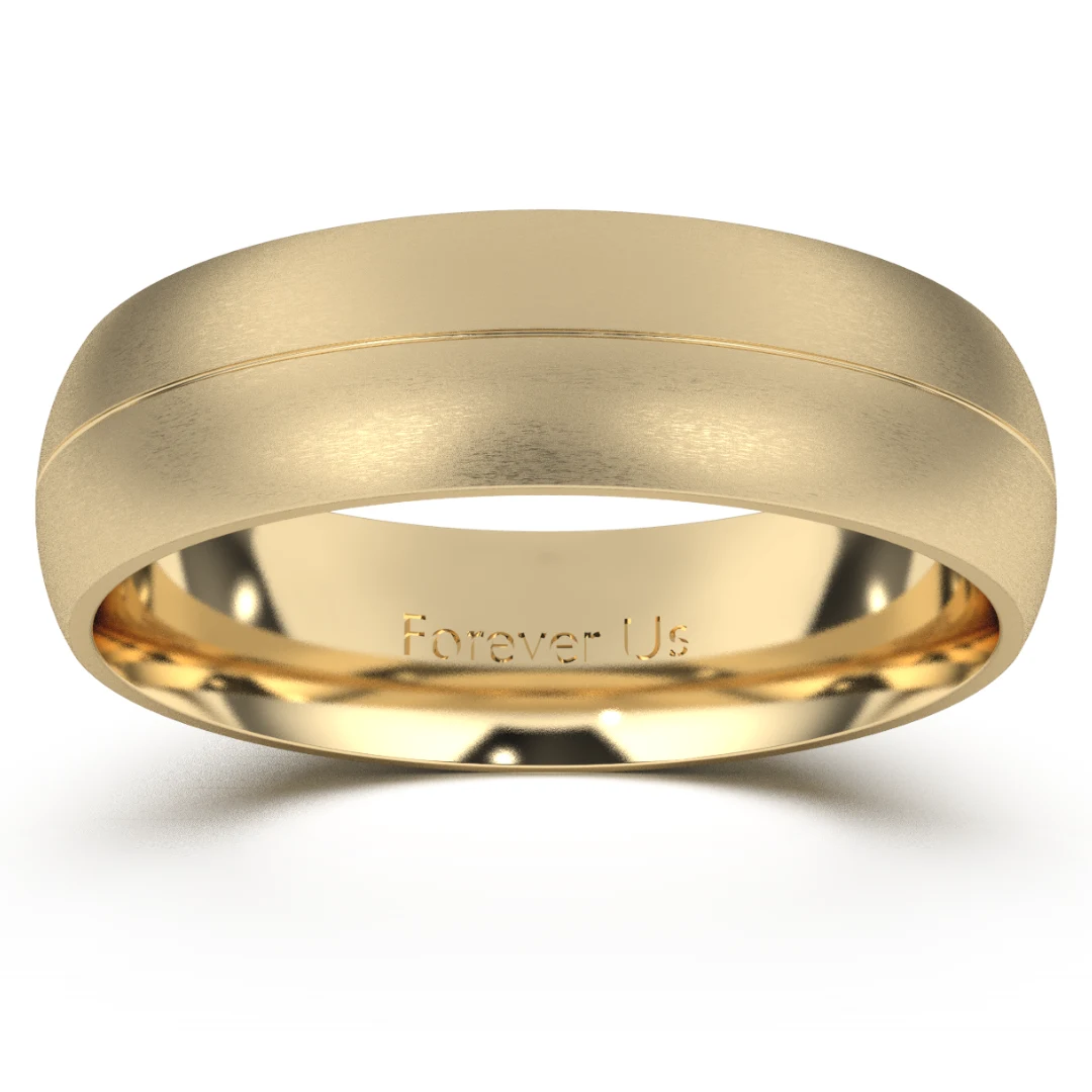 Argolla de Matrimonio Múnich en oro — Forever Us