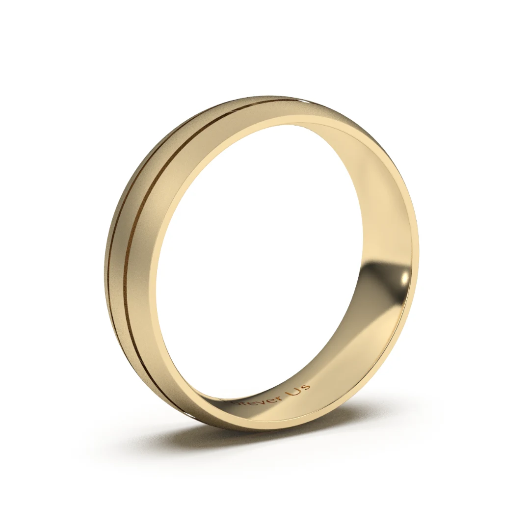 Argolla de Matrimonio Porto en oro — Forever Us — vista 2