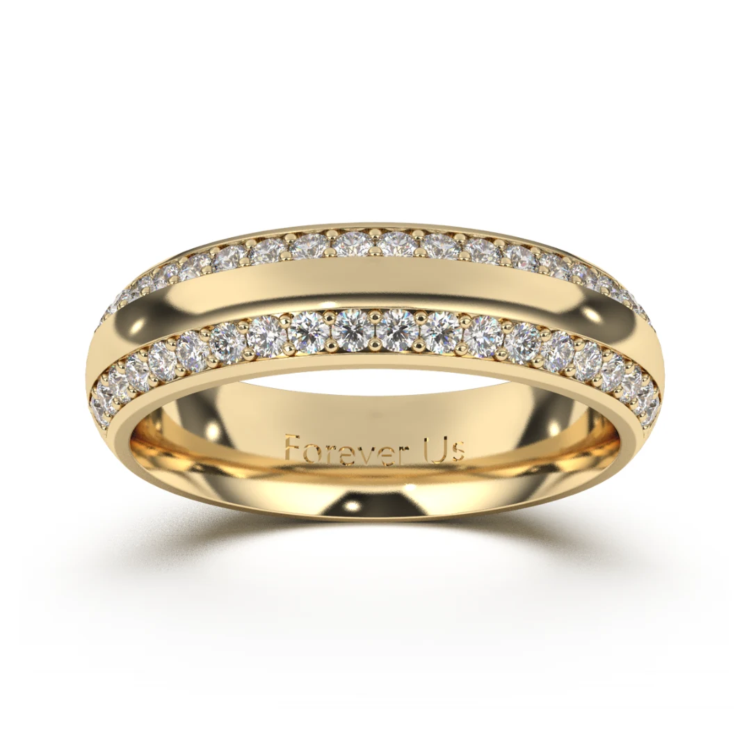 Argolla de Matrimonio Sahara en oro — Forever Us