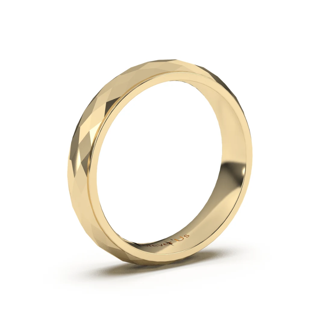 Argolla de Matrimonio Salvador en oro — Forever Us — vista 2