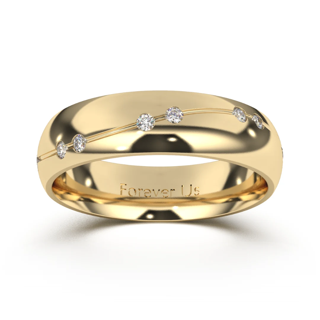 Argolla de Matrimonio Sirena en oro — Forever Us
