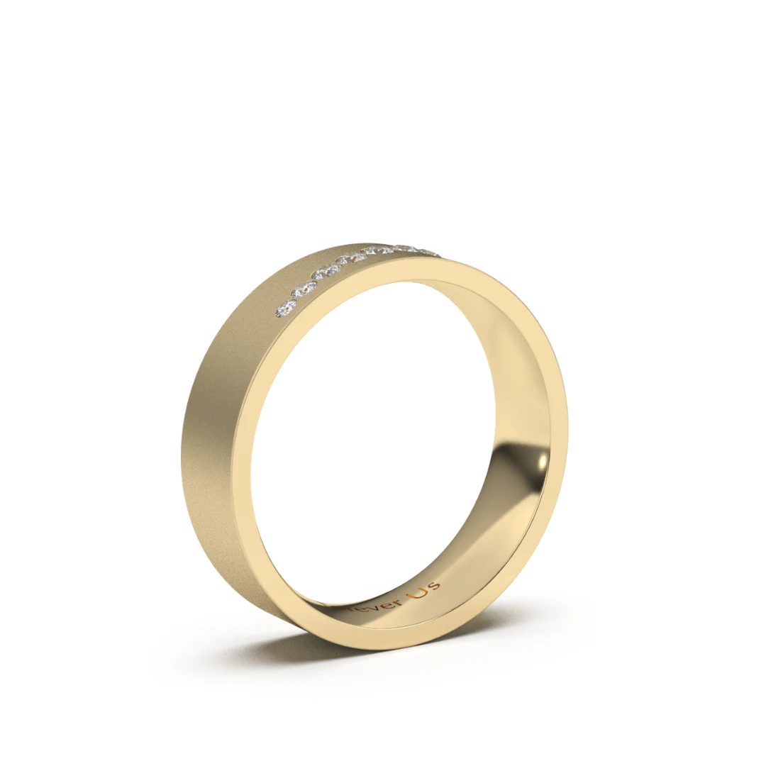 Argolla de Matrimonio Stara en oro — Forever Us — vista 2