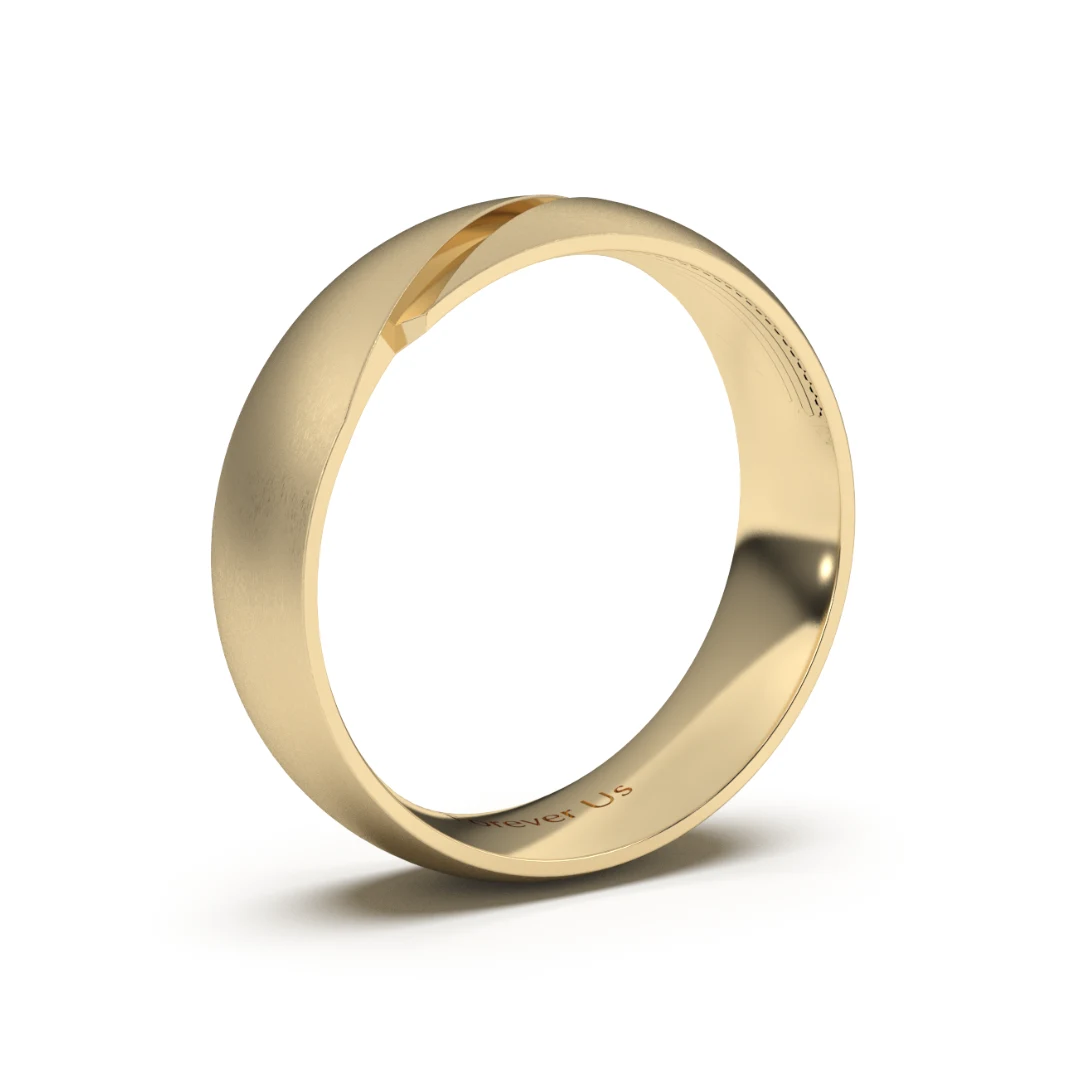 Argolla de Matrimonio Suiza en oro — Forever Us — vista 2