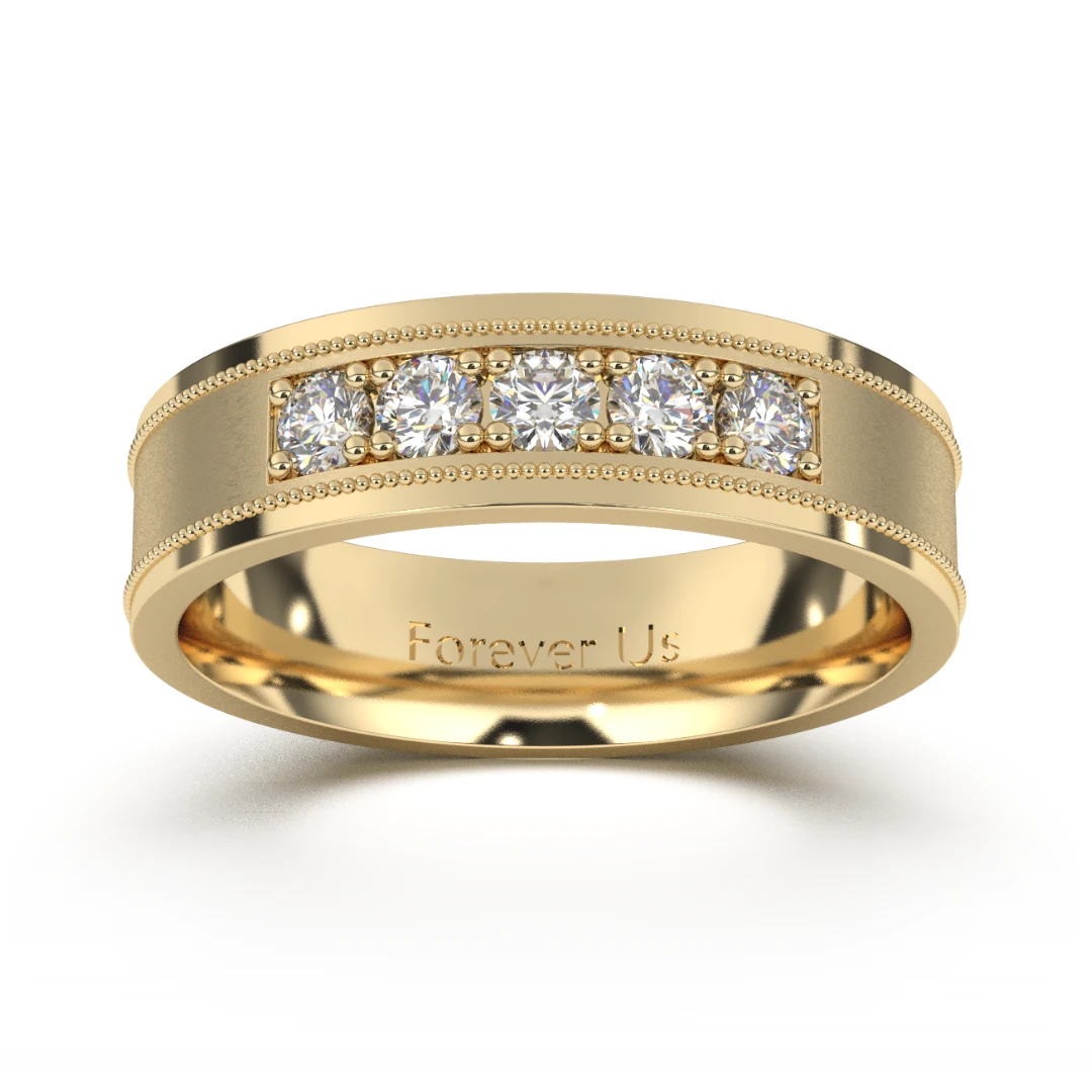 Argolla de Matrimonio Teruel en oro — Forever Us